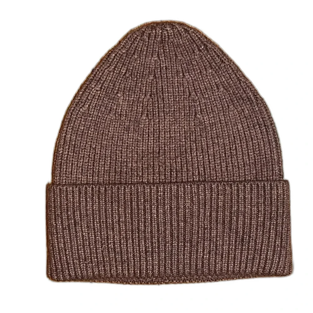 Nordstrom Brown Viscose Blend Beanie One Size